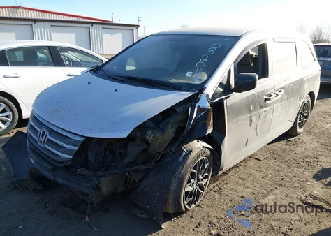 2013 Honda Odyssey Ex from USA, damaged, VIN 5FNRL5H46DB082049